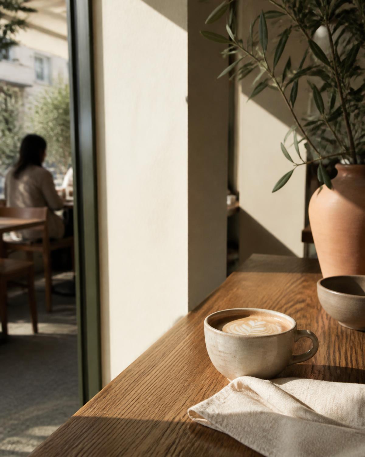 Cozy café interior